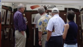 Bartelt's Booth at the Old Town Art Fair
